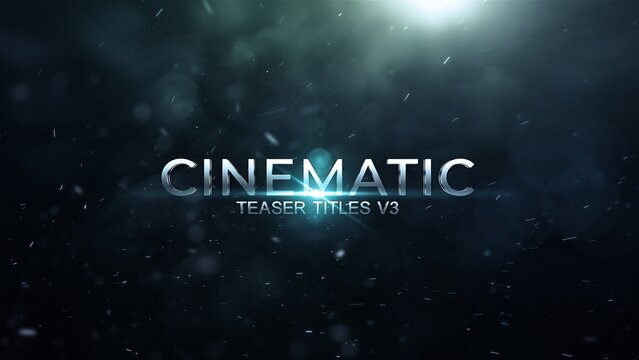 Cinematic Trailer Titles v3