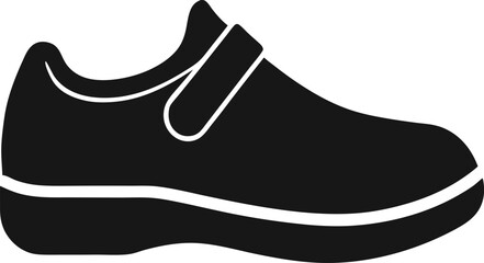hand drawn illustration of a shoe