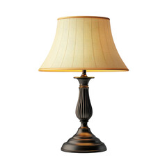 Fototapeta premium Elegant Table Lamp Lighting Design Illuminated Interior Decor Classic Lamp on transparent background