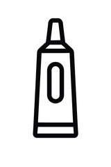 Cosmetic Product Packaging Symbol isolated on white background