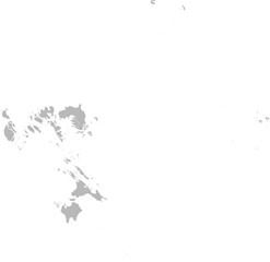 Riau Islands (Kepulauan Riau), Indonesia – administrative vector map with city and regency boundaries (Web Mercator projection, PPT-compatible & fully editable)