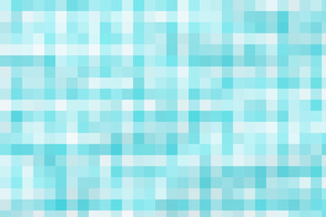 水色のモザイク　正方形の模様　
