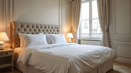 Empty studio room with wooden floor illuminated by sunlight. Minimalistic interior, free space for design
