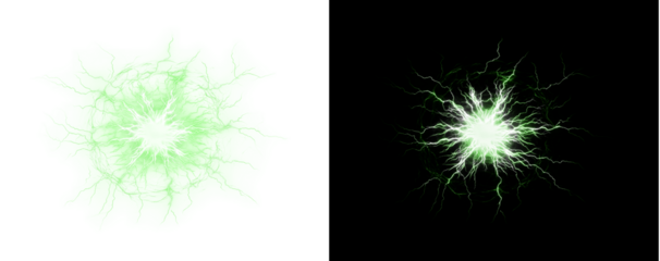 Lightning, charge, electric, thunderbolt, storm dynamic PNG energy burst with realistic electric sparks. PNG effect with transparent Overlay for weather, thunder, and light visuals.
