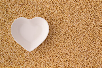 dry couscous background