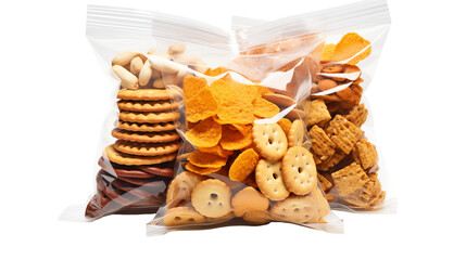 Snack Packets, Assorted Snacks, Zip-lock Snack Bags, Mixed Crackers and Chips, Packaged Snacks, Mixed Crackers and Chips for On-the-Go, Convenient Packed Snacks for Travel and Parties, Assorted Snacks