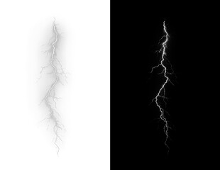 Dramatic lightning strike and thunder overlay with electric storm energy. Powerful weather effect...