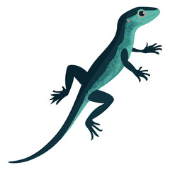 Naklejka premium lizard, reptile, vector, transparent background, creature, lacertilia, animal, isolated, nature, wildlife
