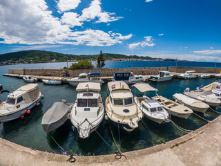 Fototapeta premium View of bay in Ugljan island, Croatia. 