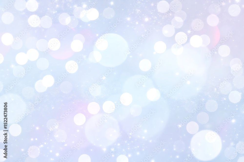 Poster dreamy pastel background with bokeh lights and glitter perfect for adding a touch of magic and spark