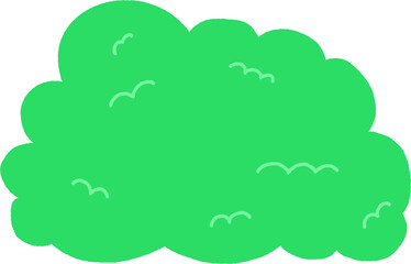Obraz premium Large Bush Clipart PNG