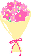 Pink Bouquet Clipart PNG