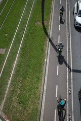 Riding in the city