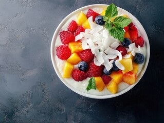 Healthy Fruit Yogurt Bowl