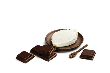 Indulge in a Decadent Chocolate and Creamy Delight Beautifully Presented