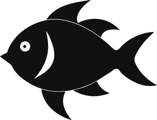 vector illustration of a shark
