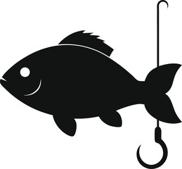 vector illustration of fishing hook