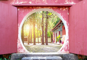 Historic buildings in Kunming, Yunnan, China.