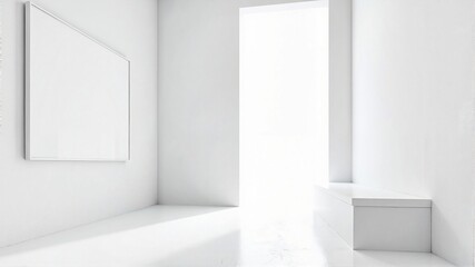 empty white room