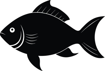 vector illustration of a fish