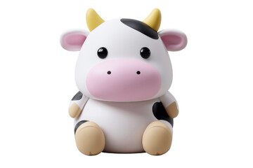 Fototapeta premium Chubby Cow Figurine