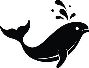 vector illustration of a dolphin