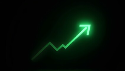 A dynamic, ultra-realistic digital composition symbolizing bull market growth, featuring green arrows, charts, and financial elements in a clean, futuristic style. AI-Generated.

