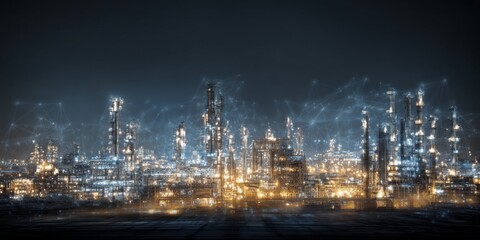 Fototapeta premium IoT applications and use cases spanning industries such as smart cities, healthcare, and manufacturing, leveraging sensor data for optimization and automation