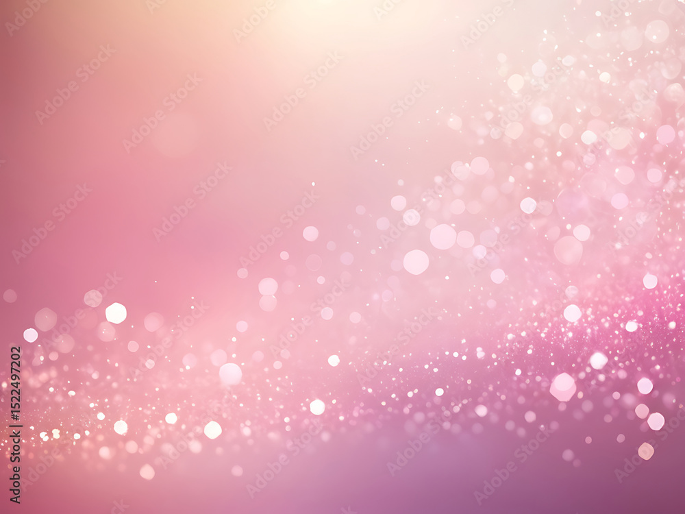 Poster soft pastel abstract background with vibrant hexagonal bokeh texture, gradient light design, and smo