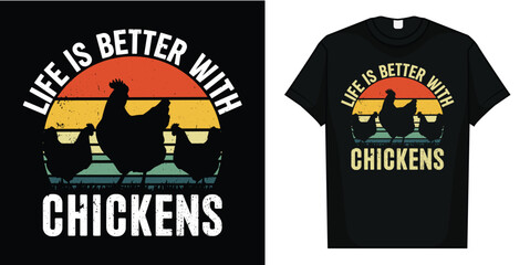 Cute Chicken For Men Women Chicken Farmer Whisperer Lovers T-Shirt