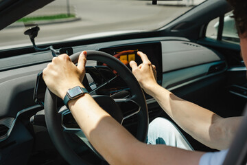 Modern city transport technology in personal vehicle