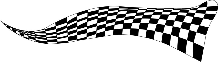 Obraz premium NASCAR Vector black and white checkered auto racing flags and finishing tape vector icon vector art svg vector