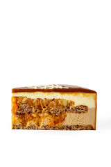 Delicious Layered Dessert Featuring a Delightful Combination of Nuts and