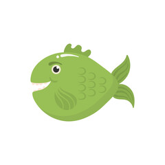 png underwater cartoon set with seahorse fish jellyfish crab whale and starfish cute marine life illustration for children flat design ocean background

