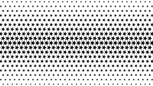 black and white stars pattern