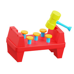 Naklejka premium building blocks isolated on white