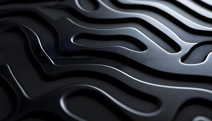 Abstract pattern of dark wavy lines.