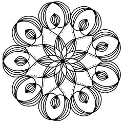 abstract floral ornament