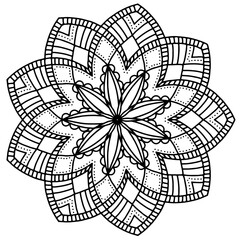 Obraz premium abstract floral ornament