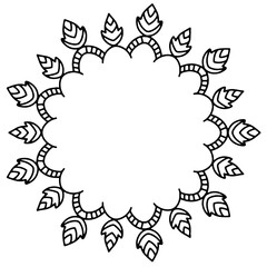 vector illustration of a flower