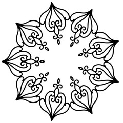 vector illustration of a flower