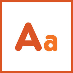 Alphabet and Letter A