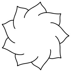 abstract floral frame