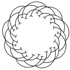 vector illustration of a circle