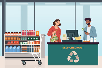 Self-Checkout Groceries Payment