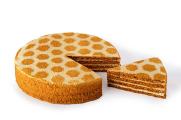 Indulge in a Delicious and Beautiful Honeycomb Layer Cake featuring