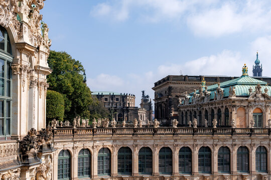 Architectural beauty of the Zwinger Palace in Dresden