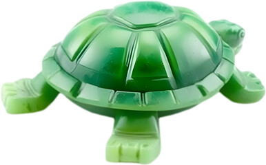 Smoothly carved jade turtle with detailed limbs, sharp shell edges, natural depth, and elegant simplicity. 