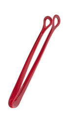 Obraz premium Sleek Tongs in Red. Isolated on a white background, png, transparent