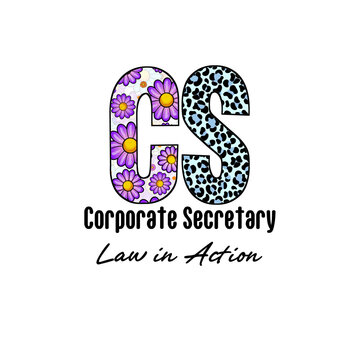 Cute Floral & Leopard Print Initial Monogram CS Design